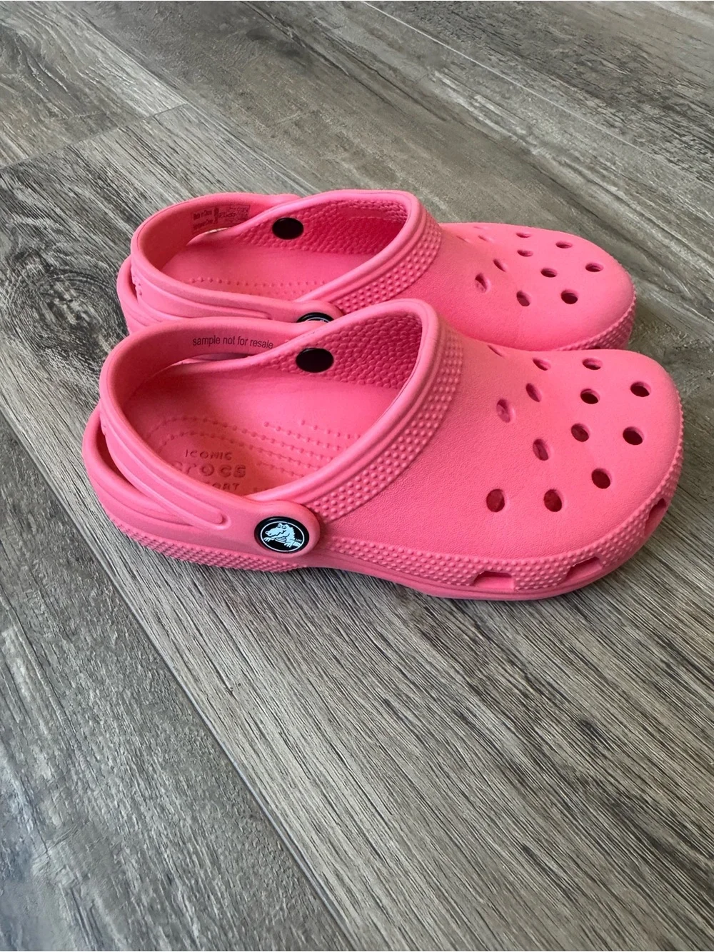 CROCS Kids Coral Pink Classic Clog